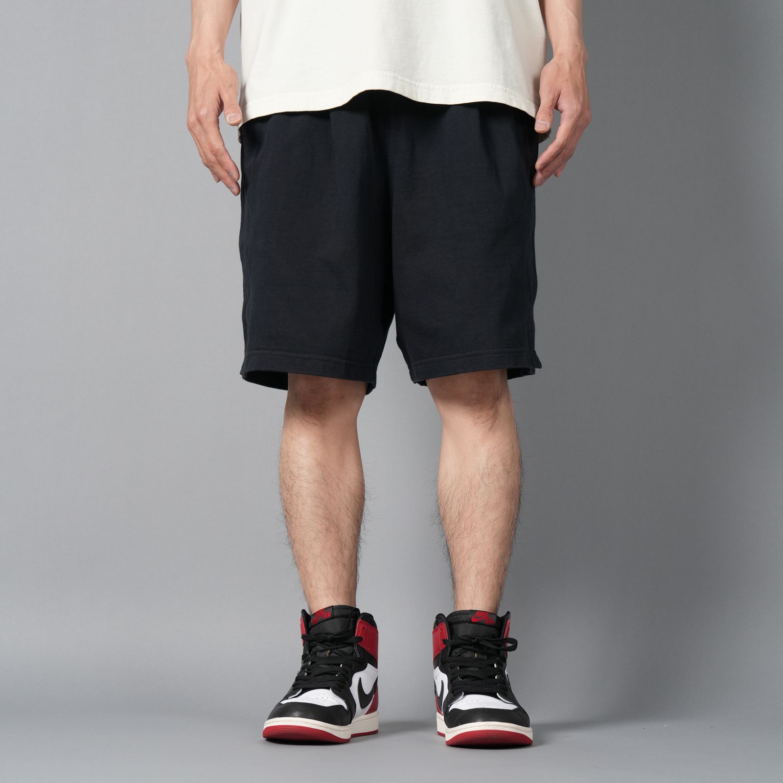 【ラスト1点】6200006 FELPA BERMUDA_STONE ISLAND MARINA  / スウェットショーツ  (ネイビー)