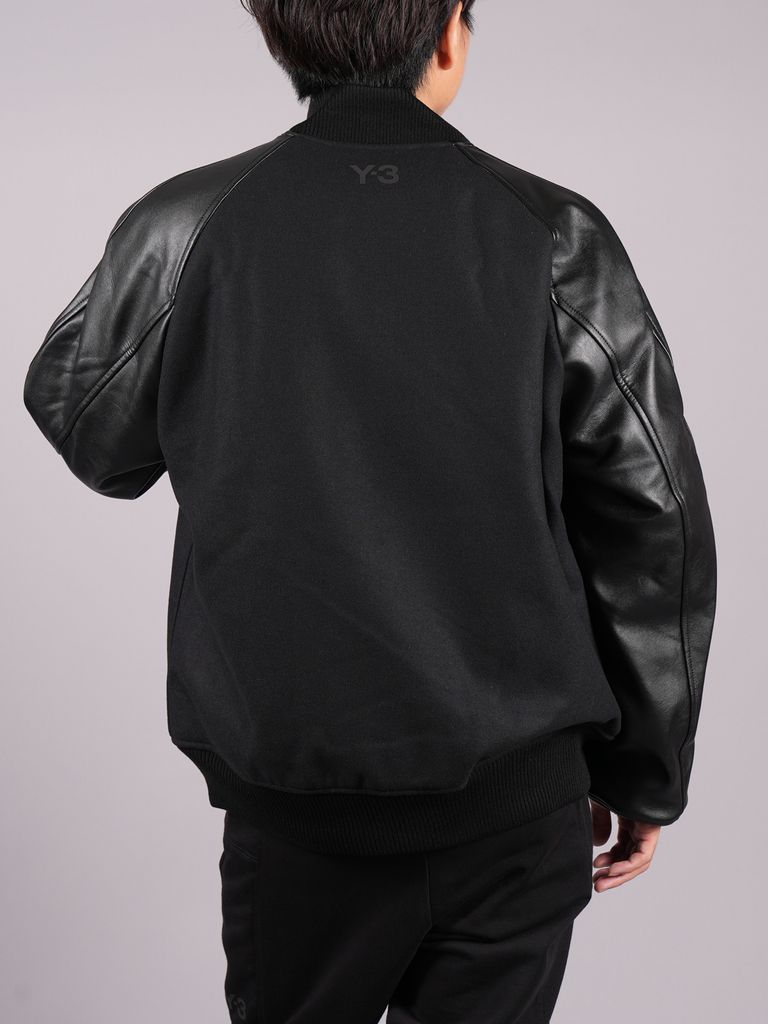 Y-3 - ラスト1点 / M CLASSIC VARSITY JACKET / メンズ クラシック ヴァーシティージャケット (ブラック) |  Confidence