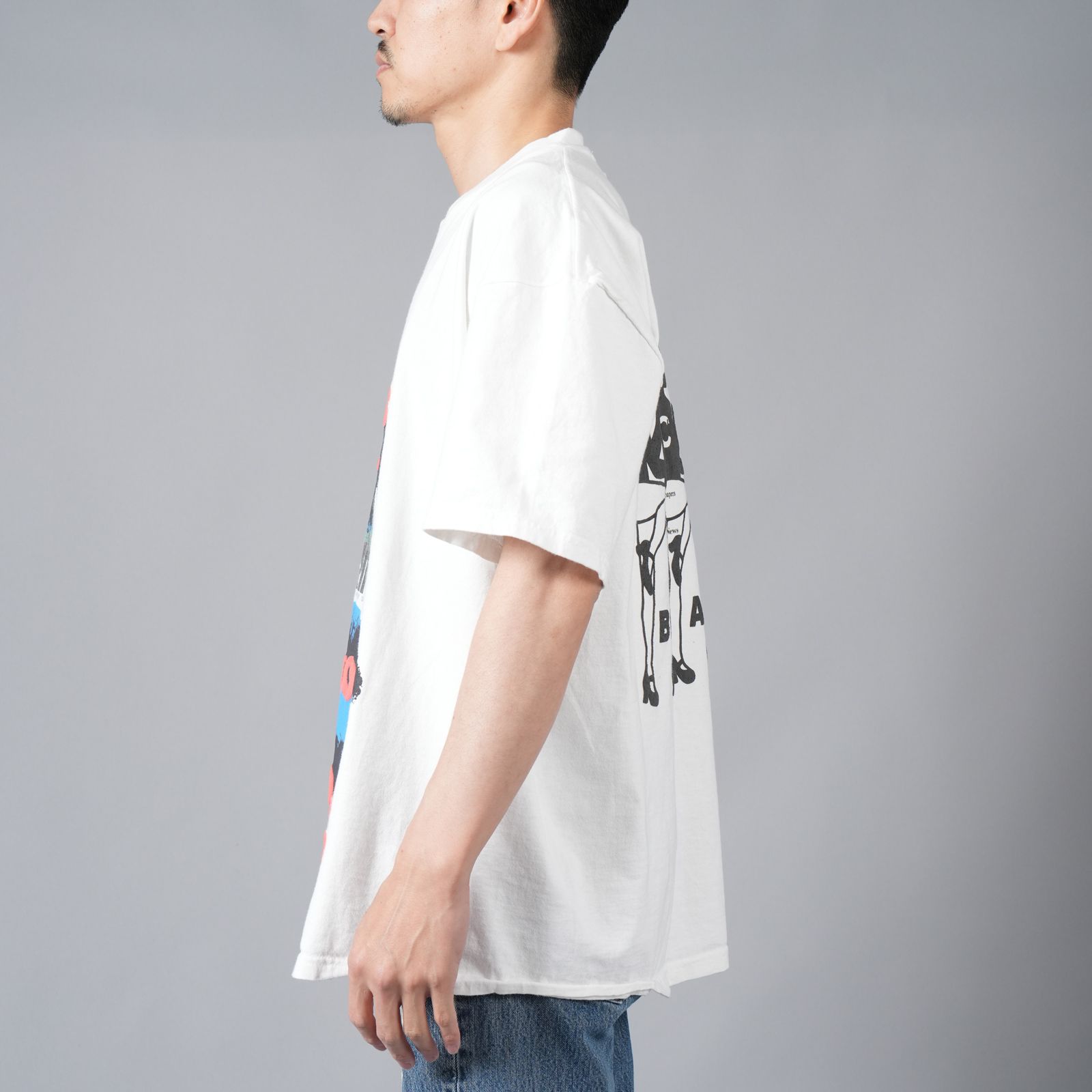 Kissing Idiots Tee / キシング イディオツ Tシャツ [XLサイズ] (ホワイト)
