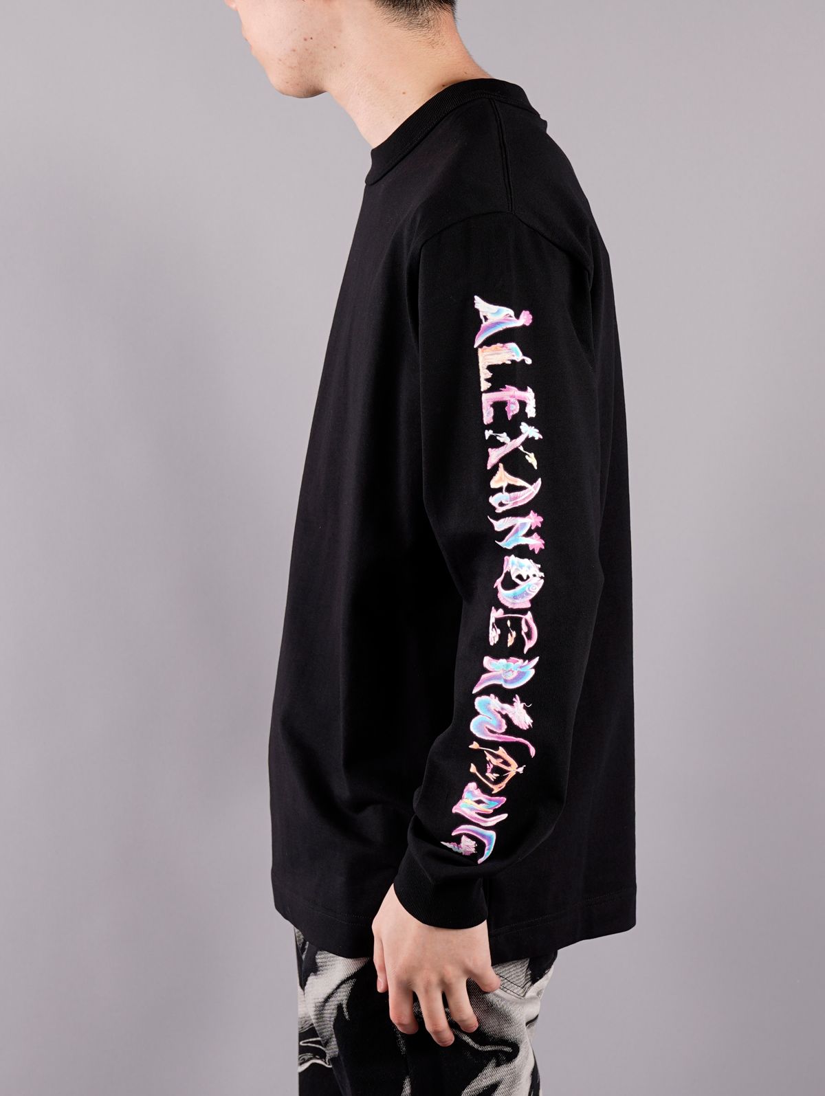 alexander wang - ラスト1点 / LONG SLEEVE SHIRT WITH LOGO