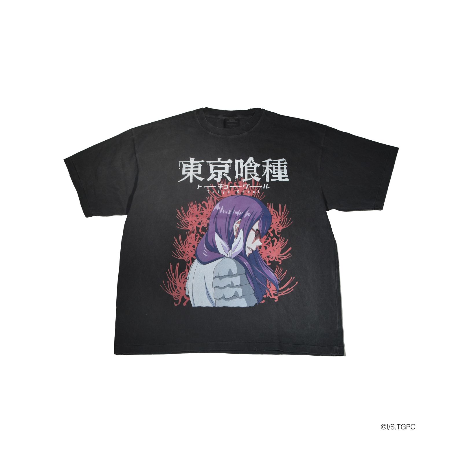 【残りわずか】[東京喰種]  TTGM25SM007 / S/S T-Shirt  (LIZE)  / Tシャツ (ブラック)