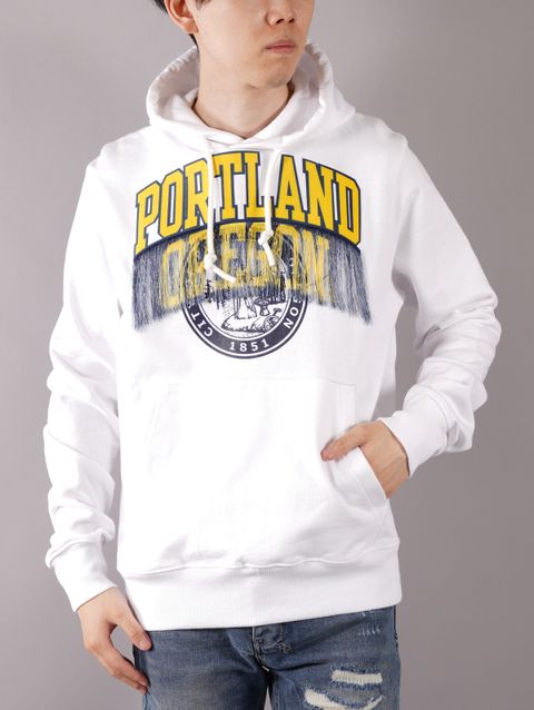 【ラスト1点】PORTLAND HOODIE / ポートランド フーディー(ホワイト)