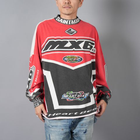 SM-YS1-0000-019 / LS TEE / MX6 / RED / ロンT・カットソー (ホワイト)