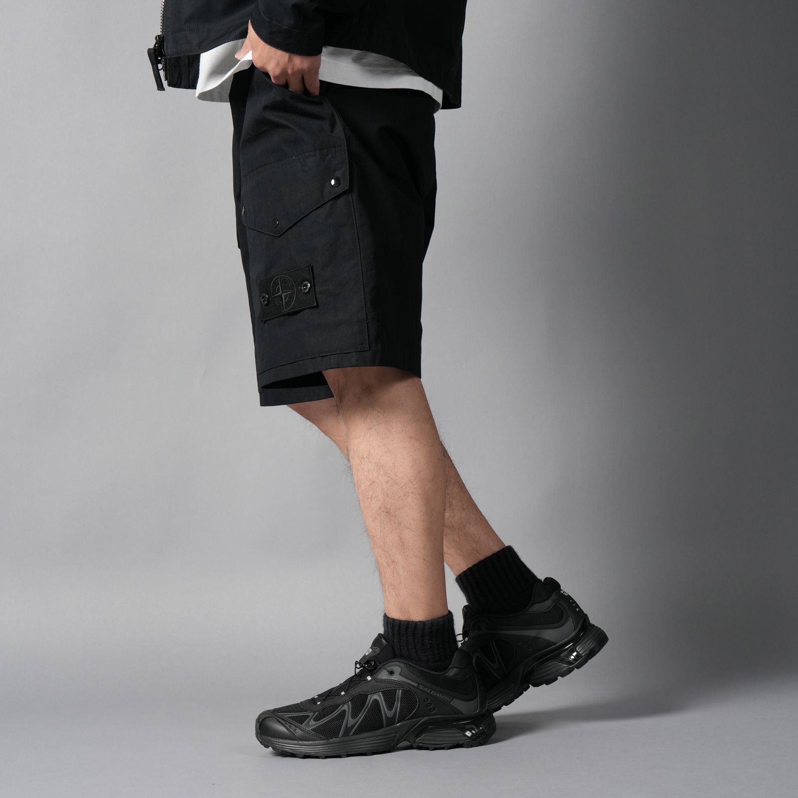 L100004 / ALL-WEATHER COTTON CANVAS_S.I. GHOST / カーゴパンツ (ブラック)