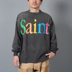 【残りわずか】SM-HR8-0000-032 / LS TEE / SAINT / BLACK / ロンT・カットソー (ブラック)