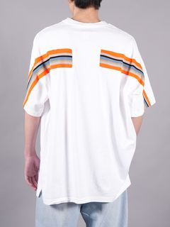 RIB BIG TEE / リブ ビッグ Tシャツ  / 【オーバーシルエット】ホワイト