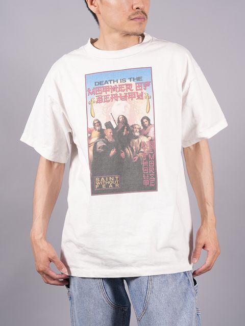 【ラスト1点】【限定】SM-A23-0000-C07 / RK_SS TEE / WITH OUT FEAR / Tシャツ  (ホワイト)