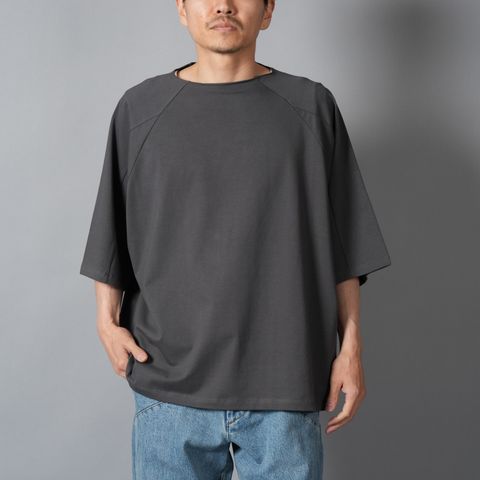 【残りわずか】BOX CUT TEE / ボックスカットTシャツ (ミッドナイト)