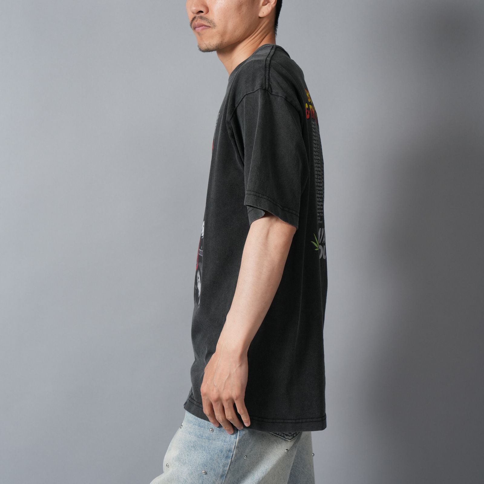 【残りわずか】 UIZZ-22567 / BOB MARLEY / ボブマーリー / Tシャツ (ブラック)
