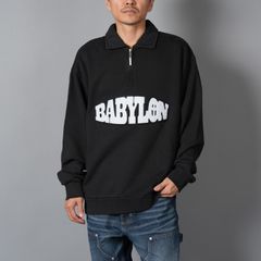 HALF ZIP PULLOVER / ハーフジップ プルオーバー / スウェット  (ジェッドブラック)