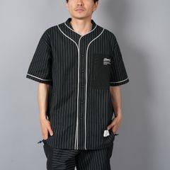 【ラスト1点】Baseball Shirts  / ベースボールシャツ (ブラック)