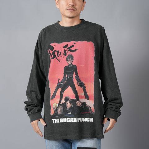 【ラスト1点】[GANTZ / ガンツ]  TGAM24SM011 / L/S TEE / Tシャツ (ブラック)