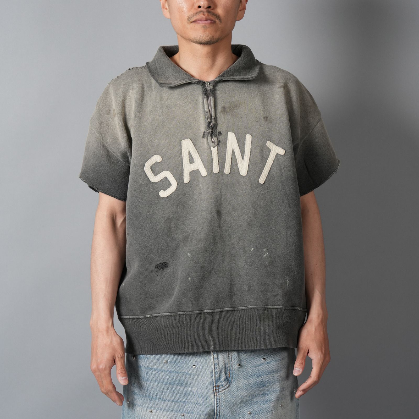 SAINT M×××××× - 【残りわずか】SM-MK8-0000-052 / SS HALF ZIP SWEAT