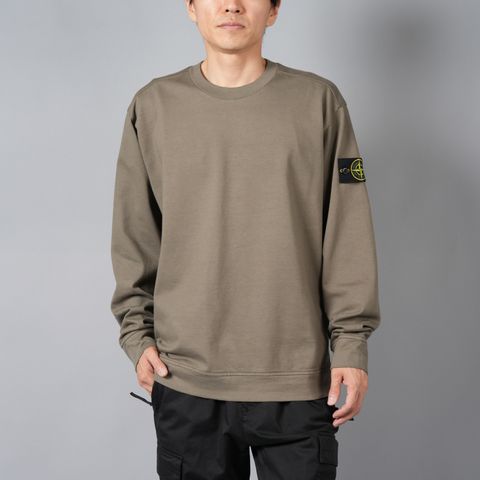 【残りわずか】【定番アイテム】 63750 HEAVY COTTON JERSEY GARMENT DYED / ヘヴィー コットン ジャージー / ガーメントダイ / クルーネックスウェット  (ウォルナット)