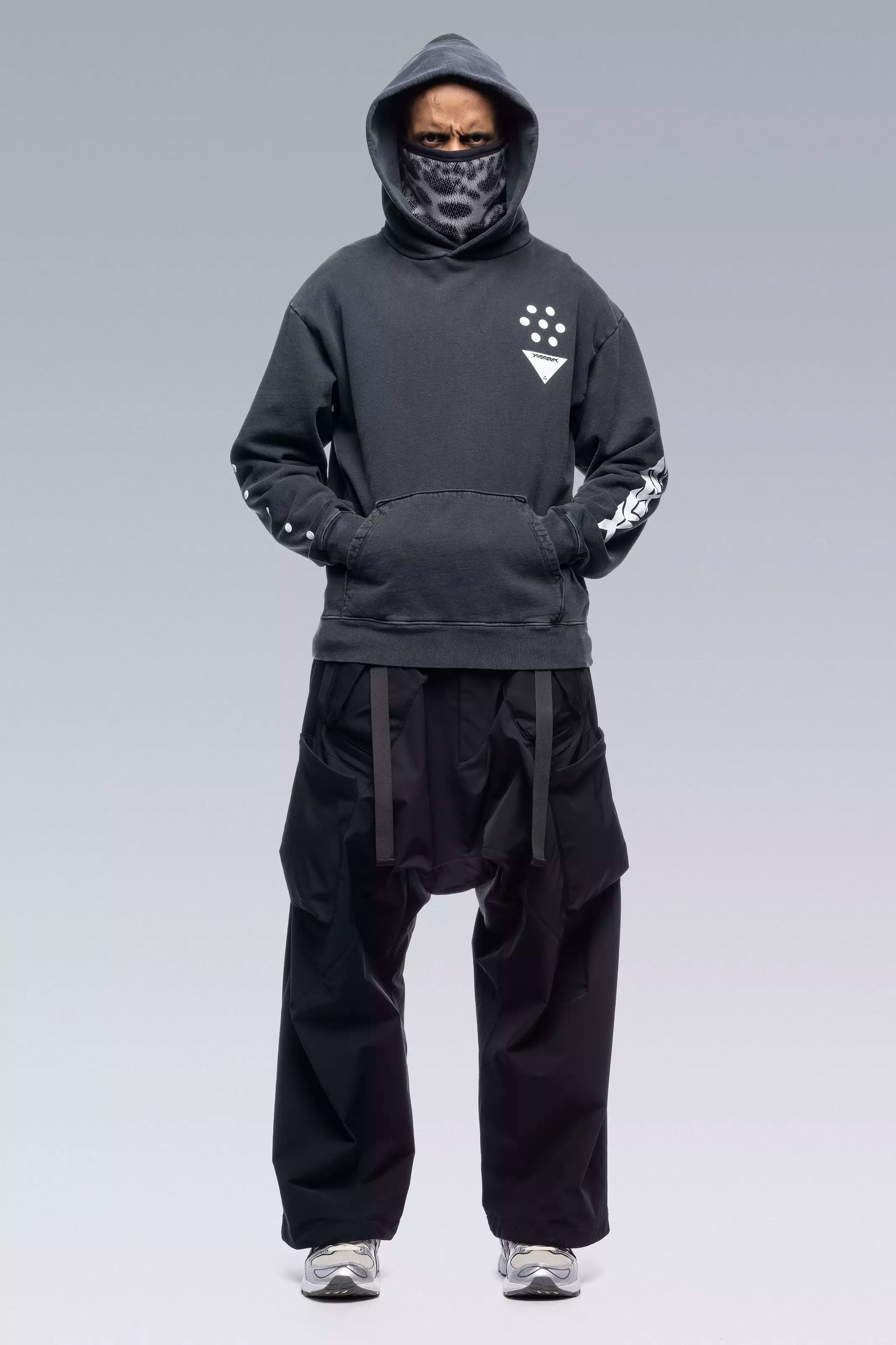 NG1-PS / Retroreflective Powerstretch Neck Gaiter Gen. 1 Next To Skin (NTS) / ネックゲイター [ストレッチ入り] (ブラック)