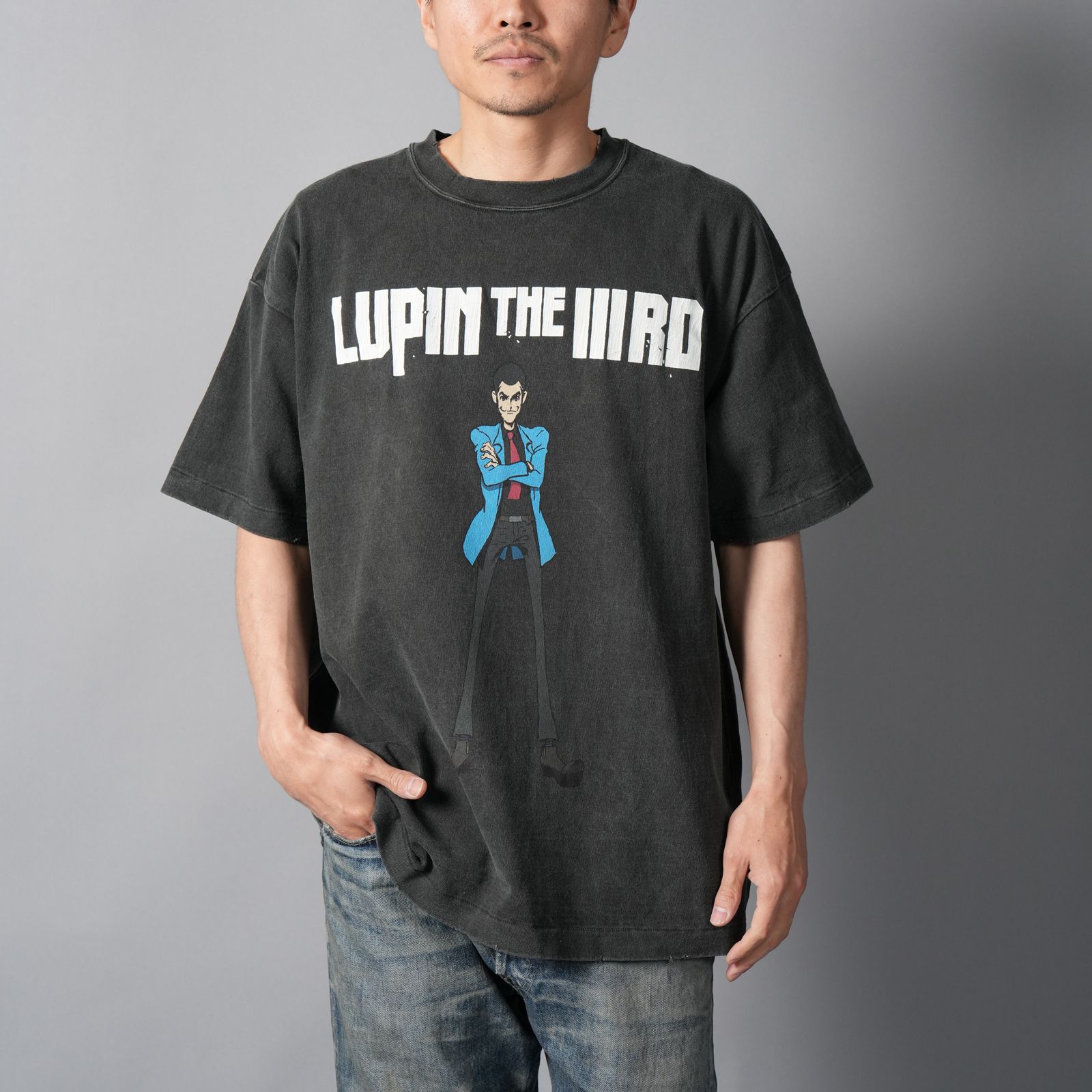 [LUPIN THE IIIRD]  S/S T-Shirt  (LUPIN) / Tシャツ (ブラック)