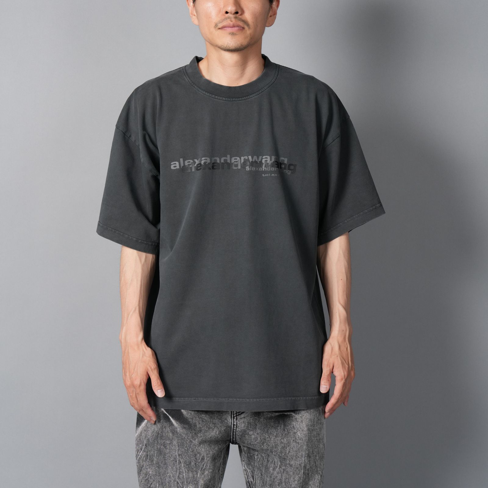 さ*こ様 Alexanderwang ハイネックTシャツ XS 黒 アレキサンダー ワン alexanderwang ALEXANDER WANG Tシャツ