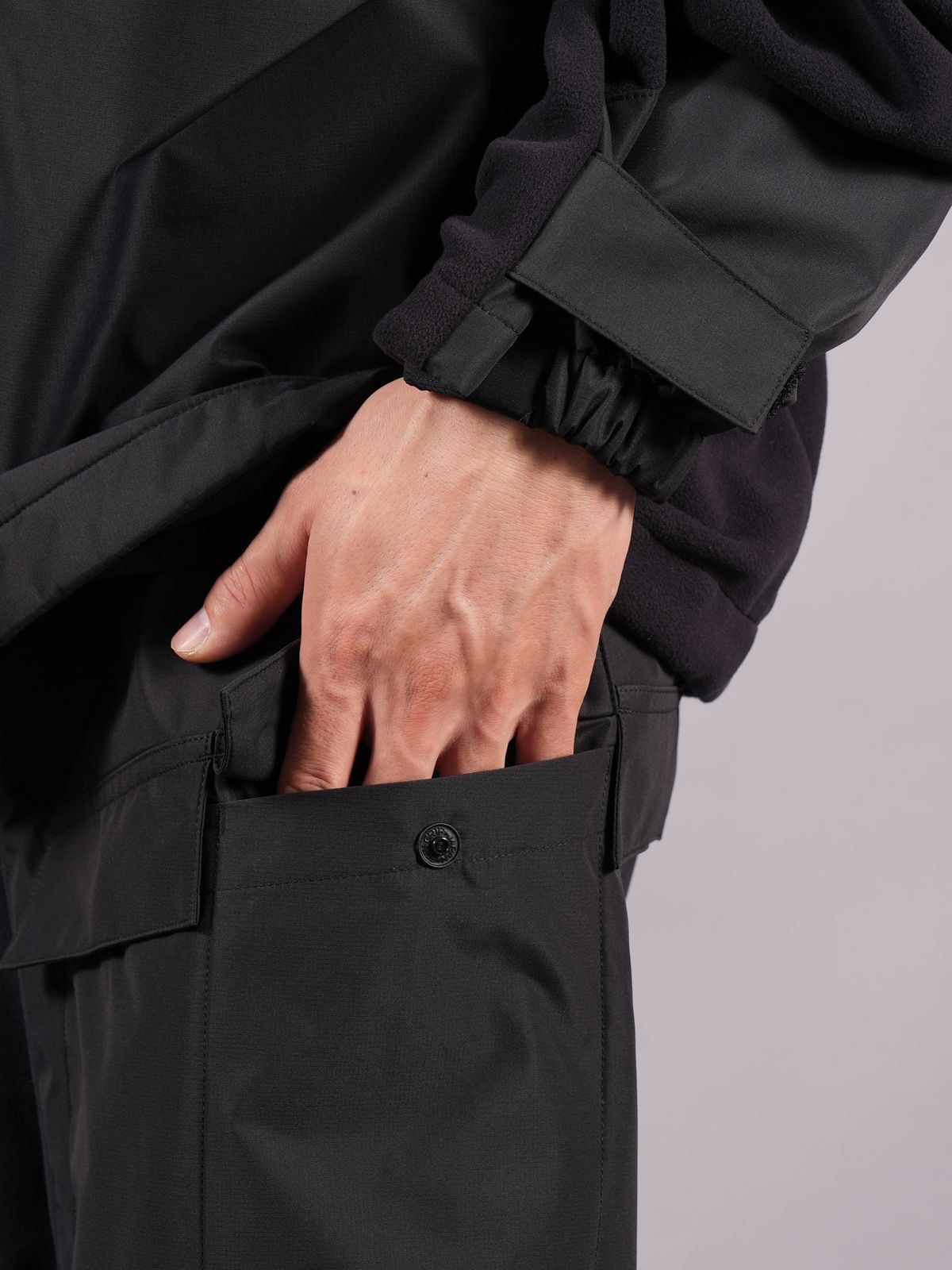 【ラスト1点】WINDSTOPPER BY GORE-TEX LABS 2L POLARTEC TROUSERS / ゴアテックス ラボ / ポーラテック / トラウザー  / パンツ  (ブラック)