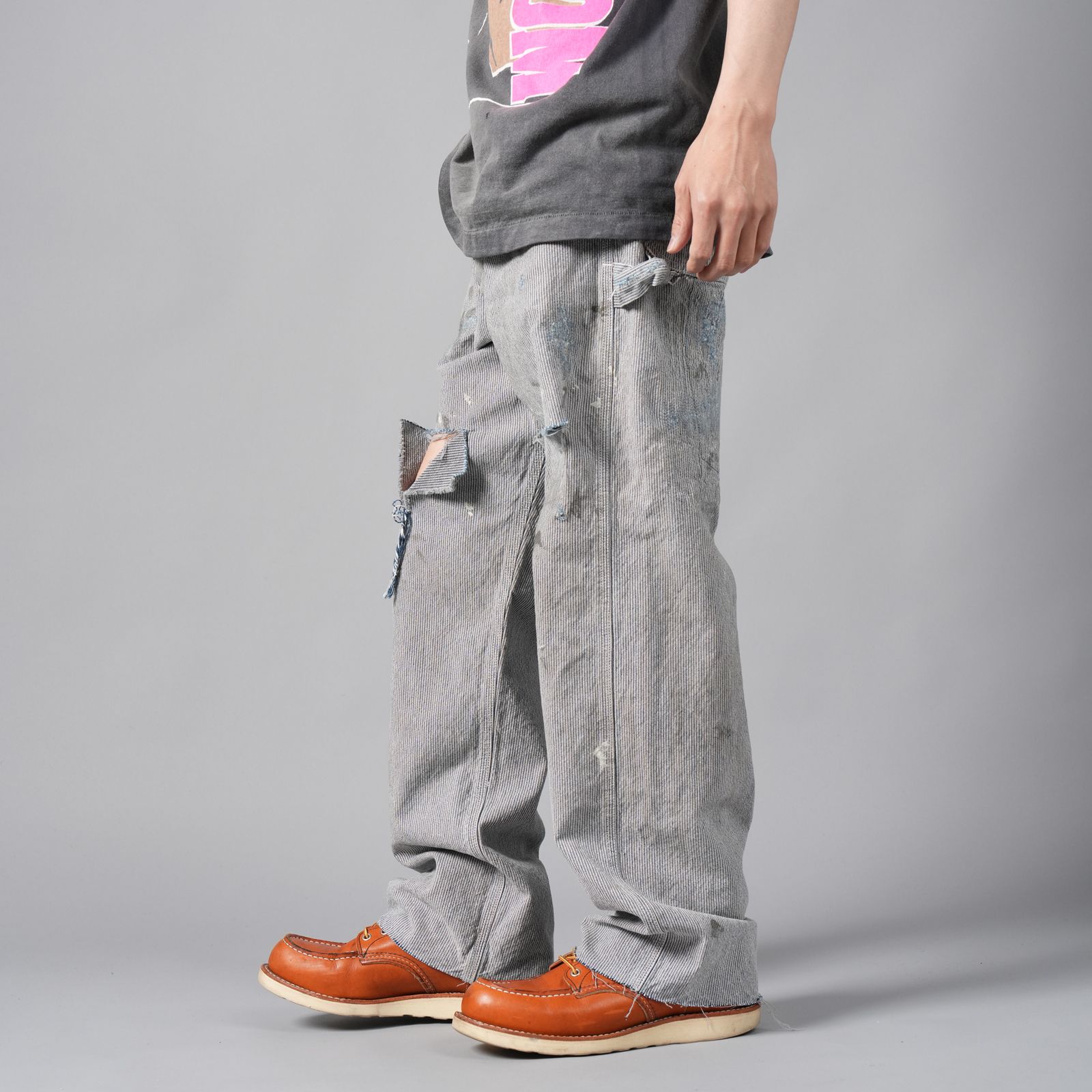 SAINT M×××××× - 【ラスト1点】SM-YS8-0000-052 / DENIM PANTS / HICKORY / STRP / デニムパンツ  (ヒッコリーストライプ) | Confidence