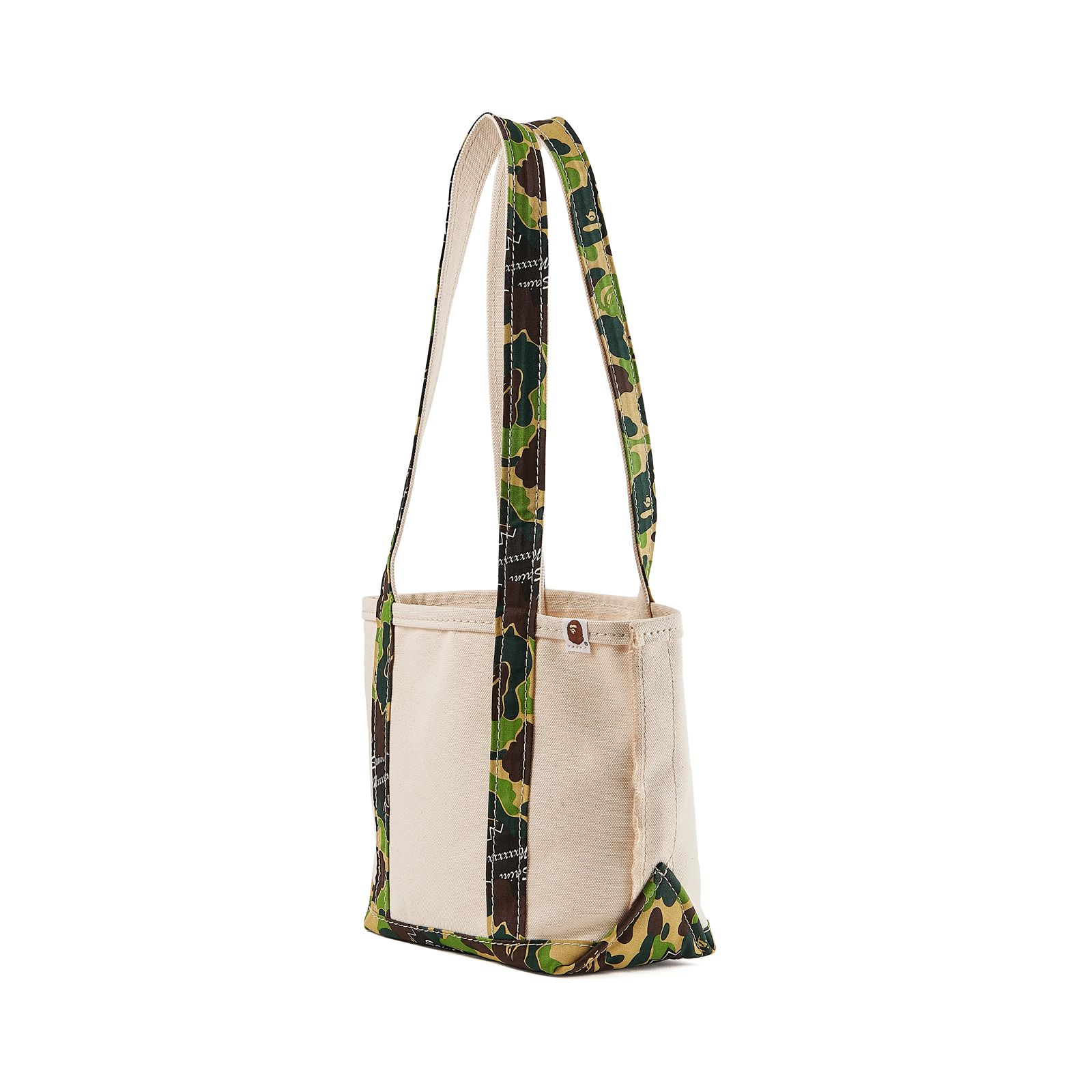 【ラスト1点】【限定】SM-YS8-0000-C32 / AP_TOTE BAG / SMALL / WT+CAM /トートバック (オフホワイト)