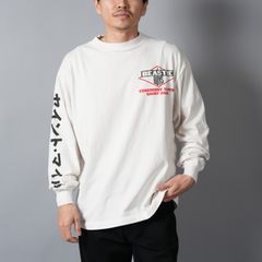 【残りわずか】【コラボ】SM-MK8-0000-C24 / BTB_LS T-SHIRT / BEASTIEBOYS / WHT / Tシャツ (ホワイト)