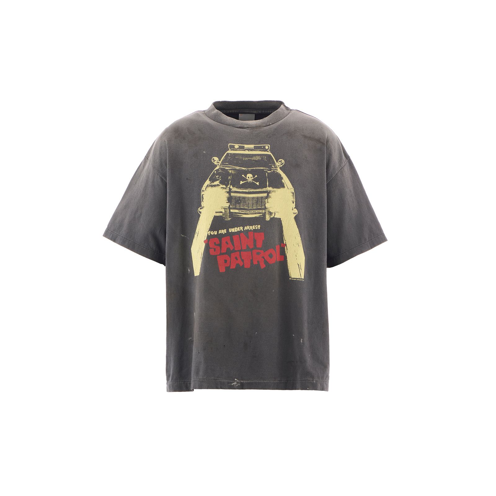 【ラスト1点】SM-HR1-0000-017 / SS TEE / SAINT PATOROL / BLACK / Tシャツ (ブラック)