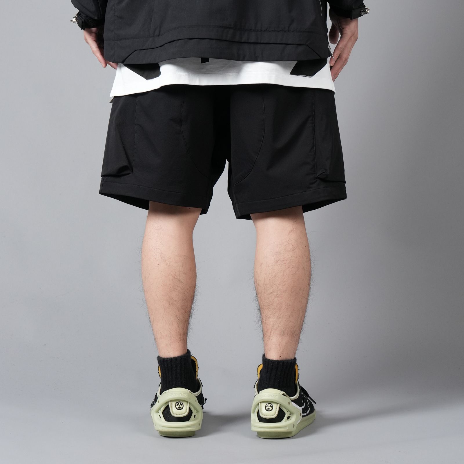 【ラスト1点】SP57-DS / schoeller® Dryskin™ Cargo Short Pant / カーゴショートパンツ / パンツ [Wide Fit] (ブラック)