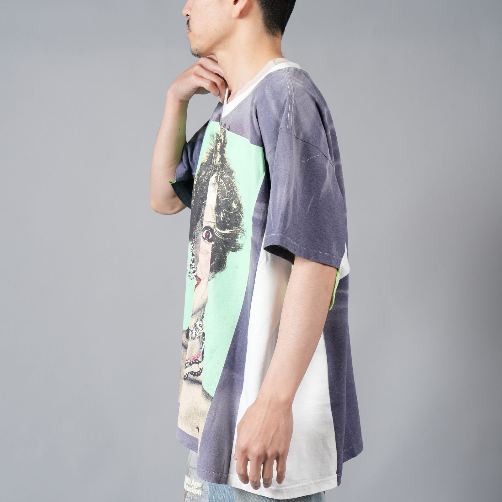 Better with Age Jimmy 3パネルTシャツ Better With Age Jimmy 3 Panel T-Shirt - Feuille Luxury