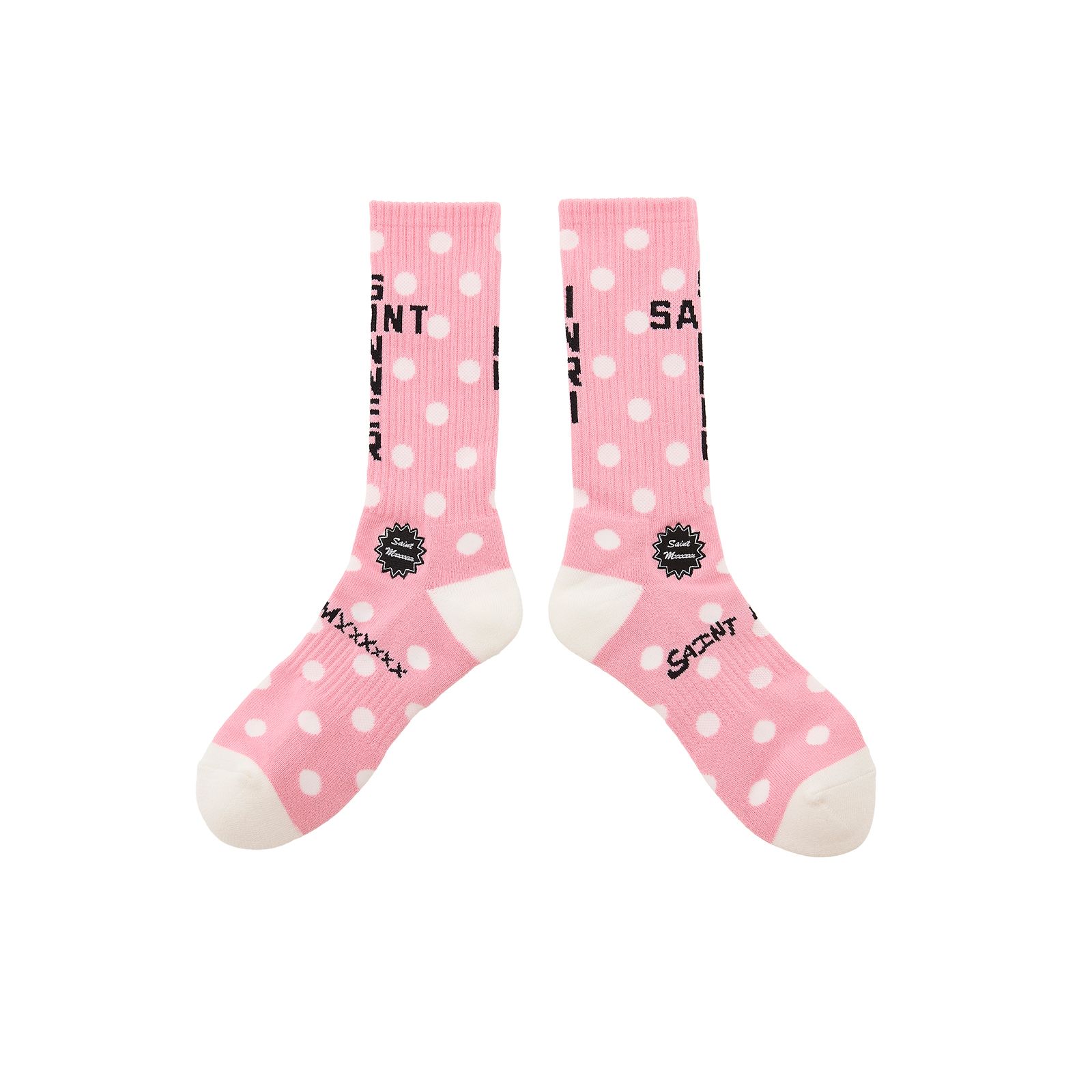 SM-MK8-0000-105 / SOCKS / DOT / PINK+WHITE / ソックス(ピンク/ホワイト)