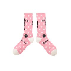 SM-MK8-0000-105 / SOCKS / DOT / PINK+WHITE / ソックス(ピンク/ホワイト)