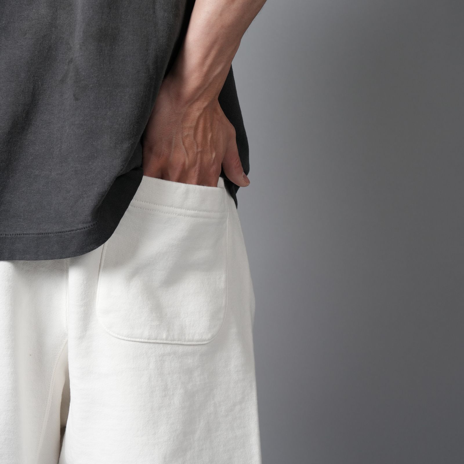 SM-MK8-0000-067 / SWEAT SHORTS / I LOVE SAINT / WHT / スウェットショーツ (ホワイト)
