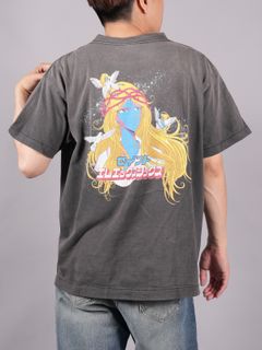 【ラスト1点】 SM-S23-0000-013 / BLUE FACE / Tシャツ  (ブラック)