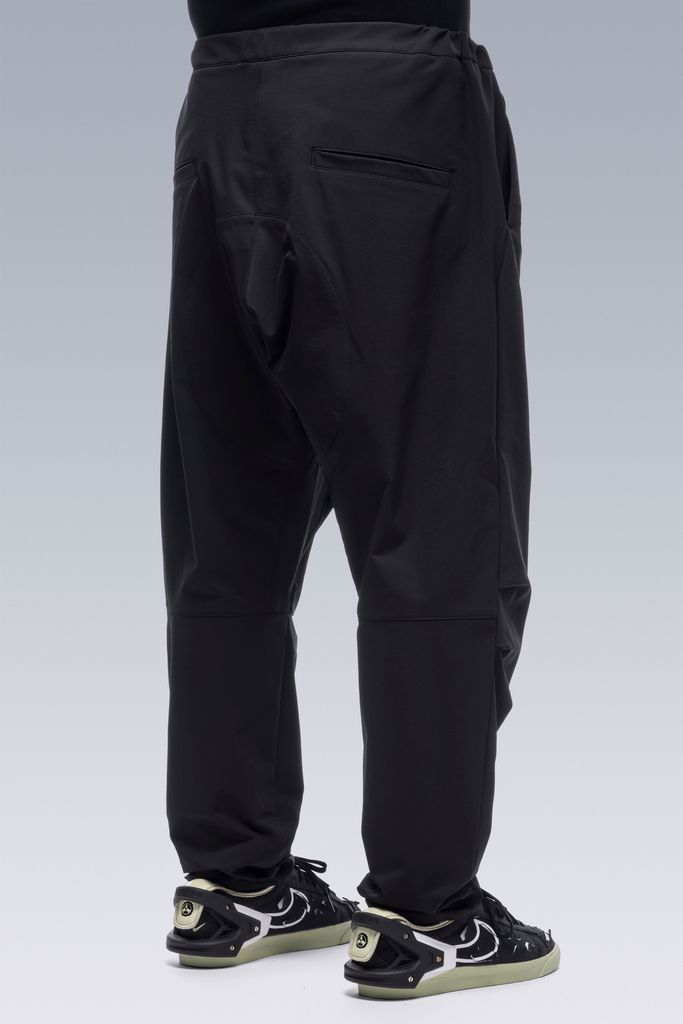 【ラスト1点】 P15-DS / schoeller Dryskin Drawcord Trouser / ドローコードトラウザー / パンツ [ワイドフィット] (ブラック)