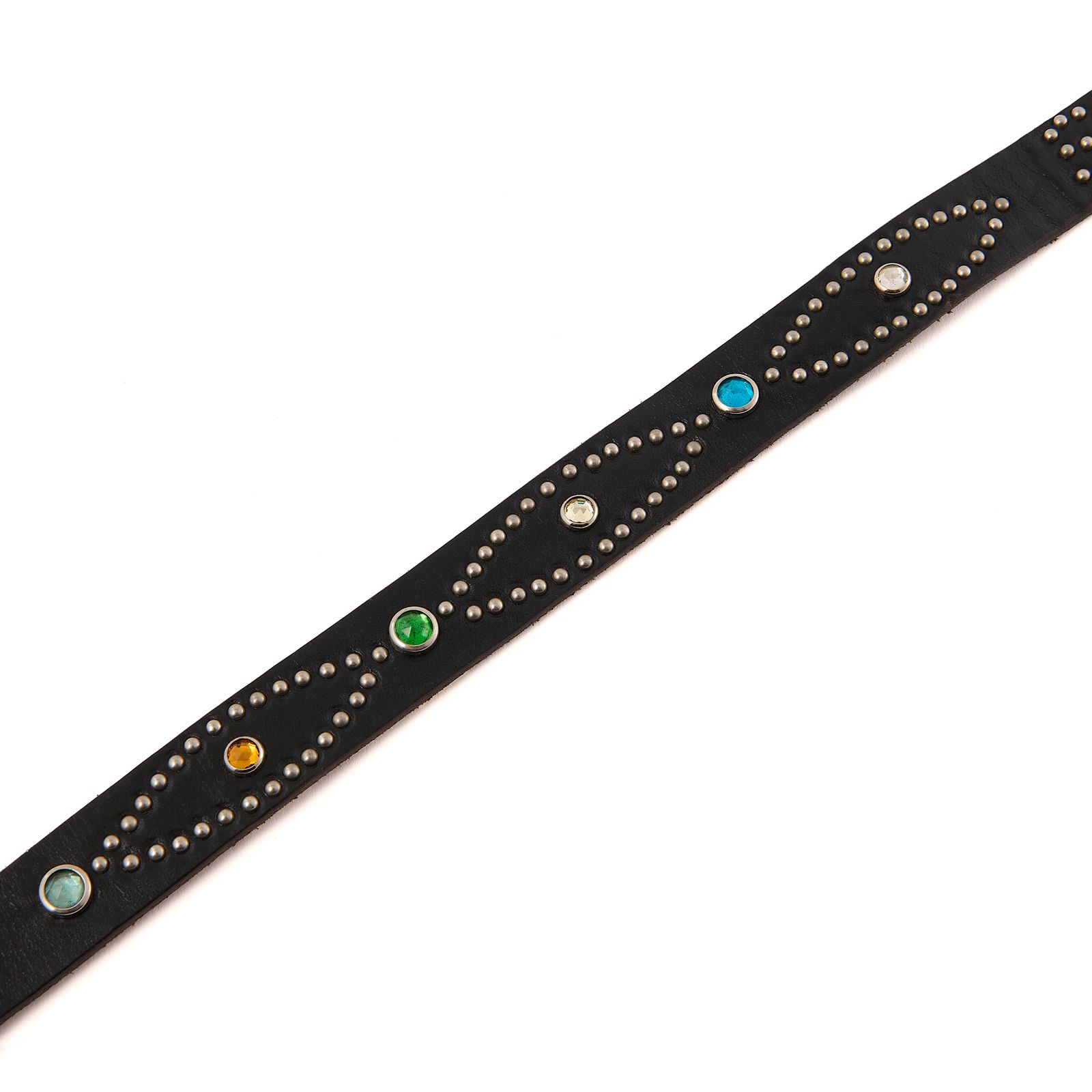 【コラボ】SM-MK8-0000-C66 / HTC_BELT_NARROW / RINBW STONE / BLK / ベルト  (ブラック/マルチ)