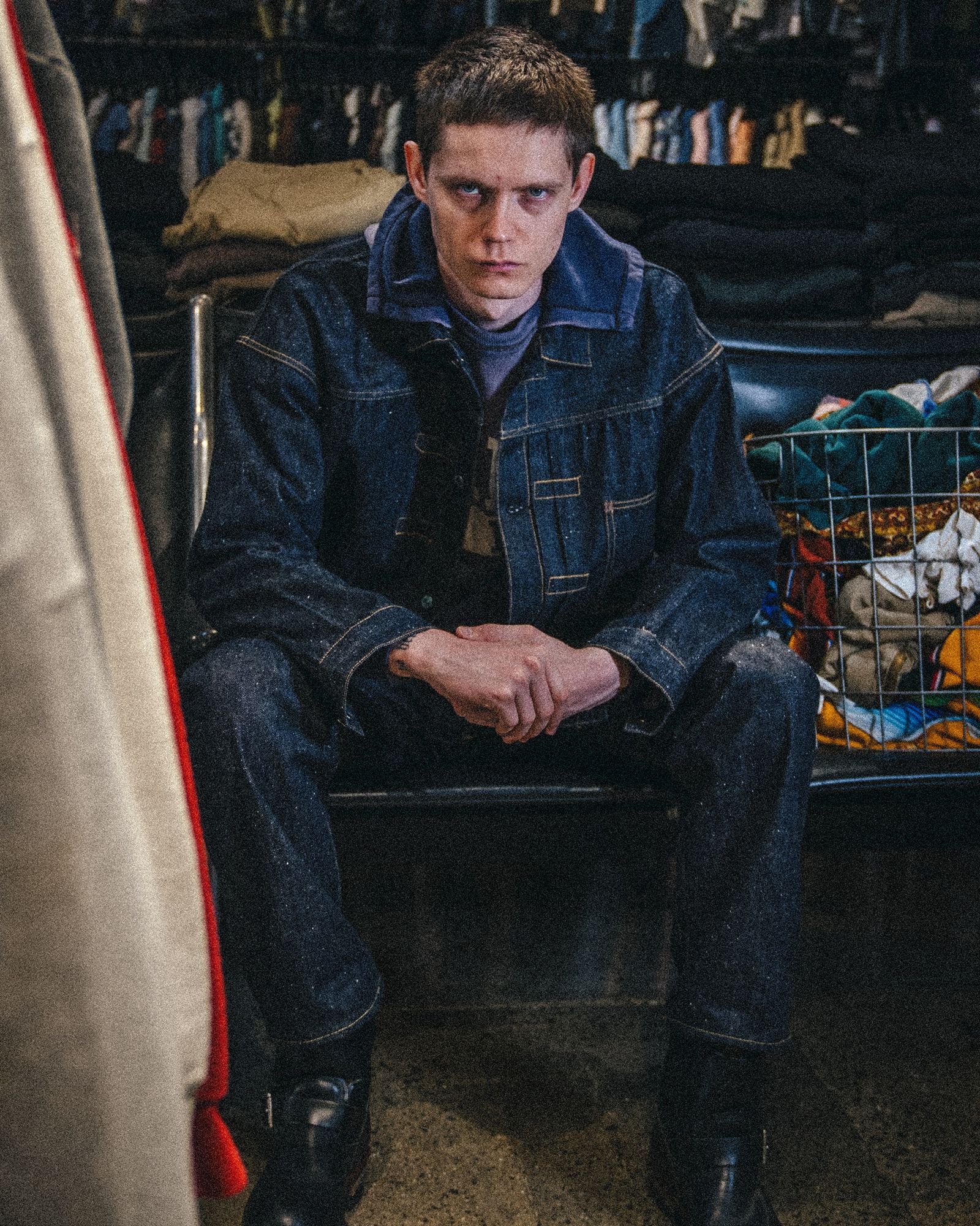 【コラボ】SM-MK1-0000-C23 / SM-MK8-0000-C45 / BBJ_DENIM JACKET / REGID / BLUE / ベルベルジン デニムジャケット (リジッド)(ブルー)