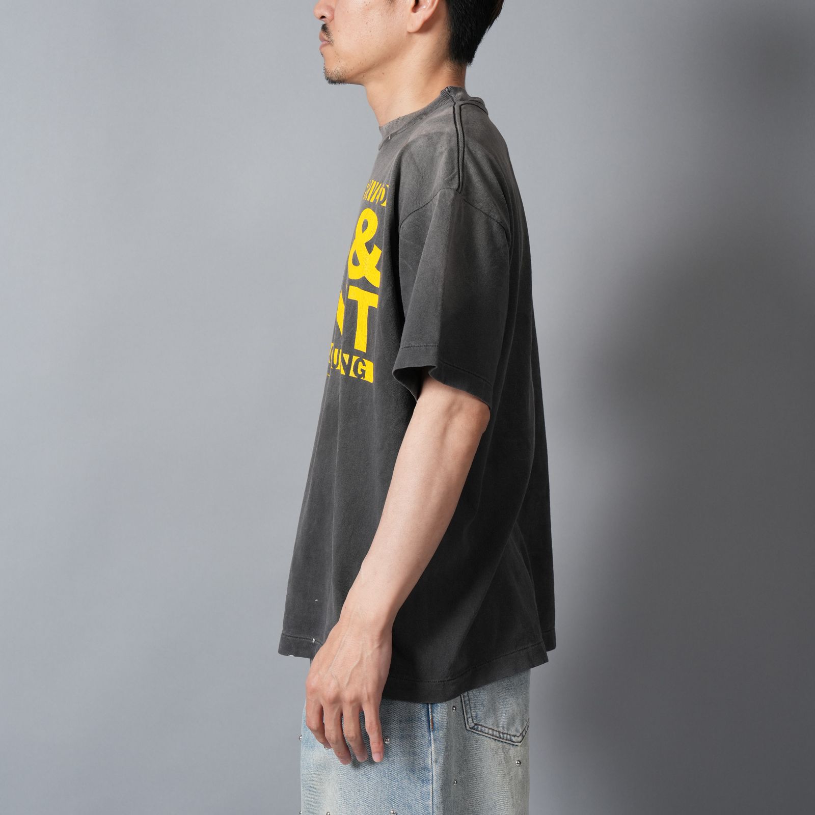 【残りわずか】SM-MK8-0000-004 / SS T-SHIRT / GOD SAINT / BLACK / Tシャツ (ブラック)