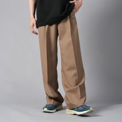 【ラスト1点】BETA 2-TUCK TROUSERS / ベータ ツータック トラウザーズ (カーキベージュ)