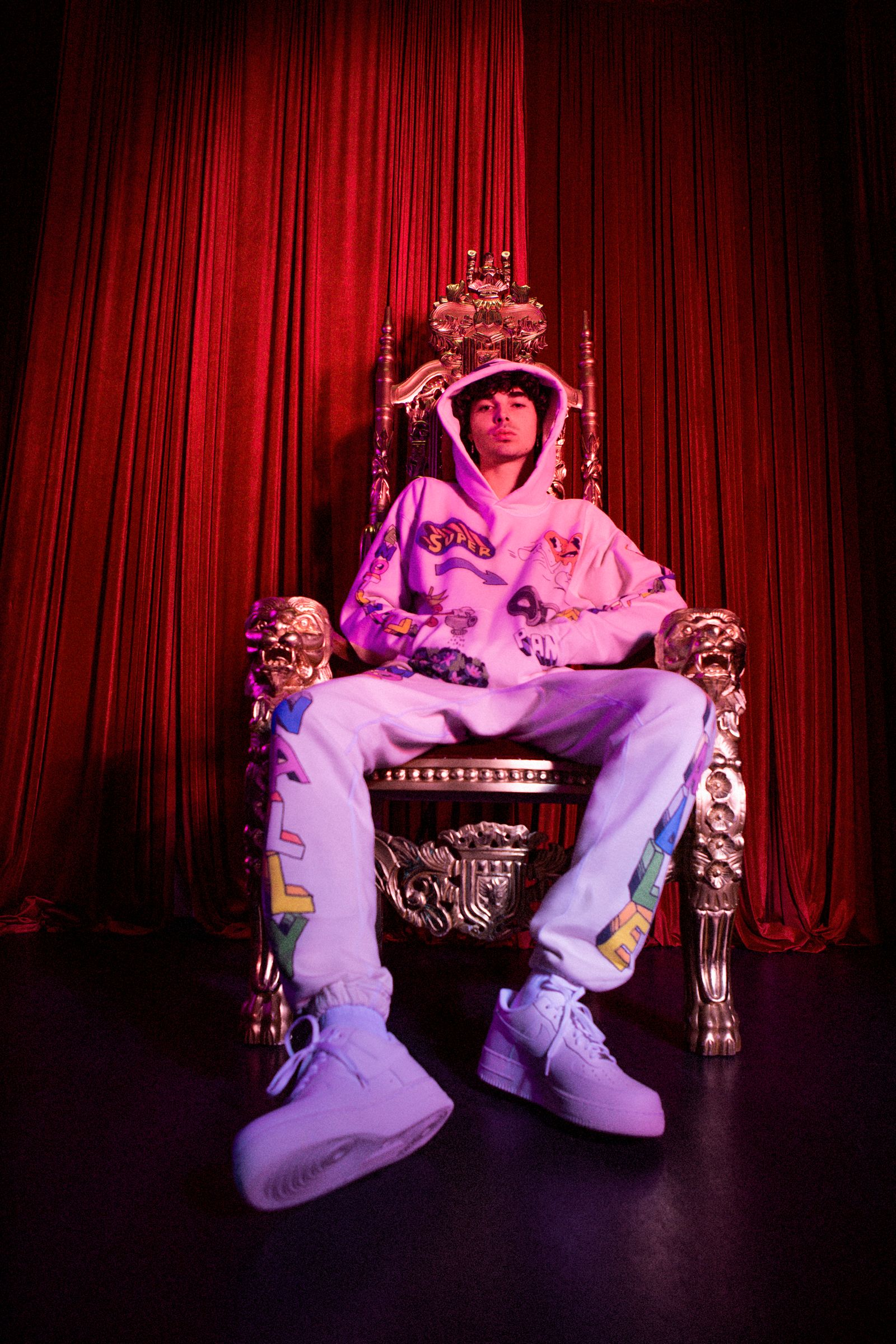 ラスト1点 / EU-A21-0000-009 / SUPER HOODIE / スーパーフーディー  (ホワイト)