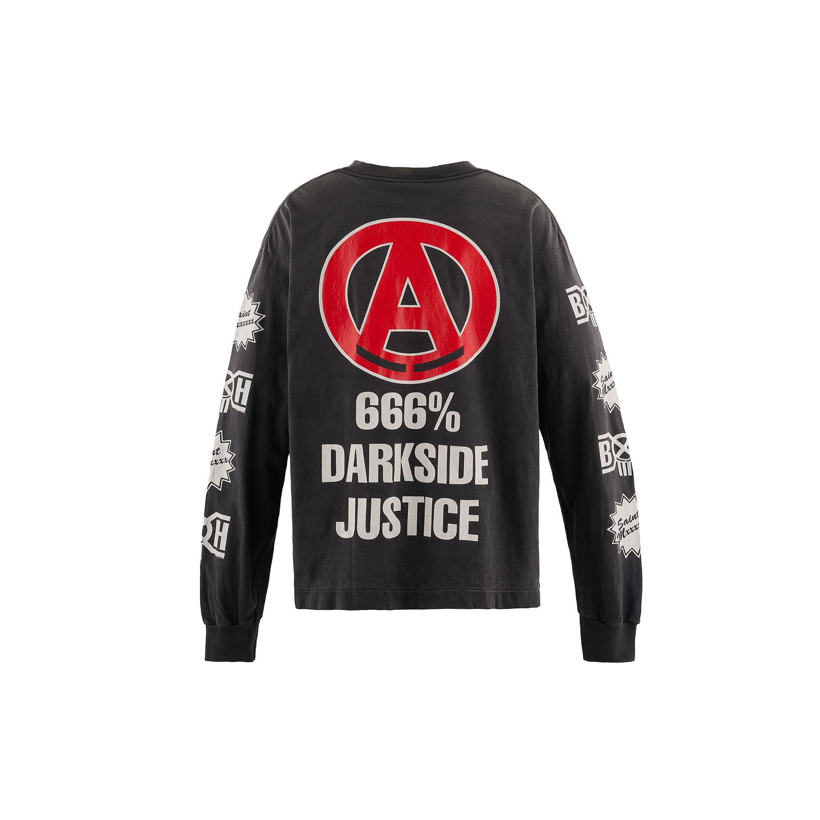 【コラボ】SM-MK8-0000-C31 / BH_LS T-SHIRT / SAINTY HUNTER / ロンT・カットソー(ブラック)