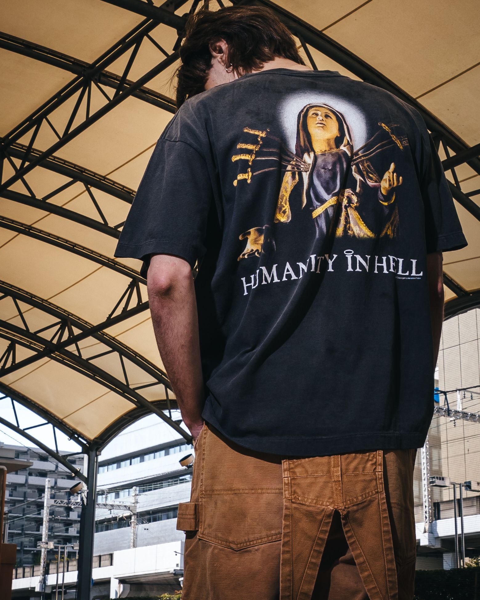 SM-MK8-0000-002 / SS T-SHIRT / JESUS / BLACK / Tシャツ (ブラック)