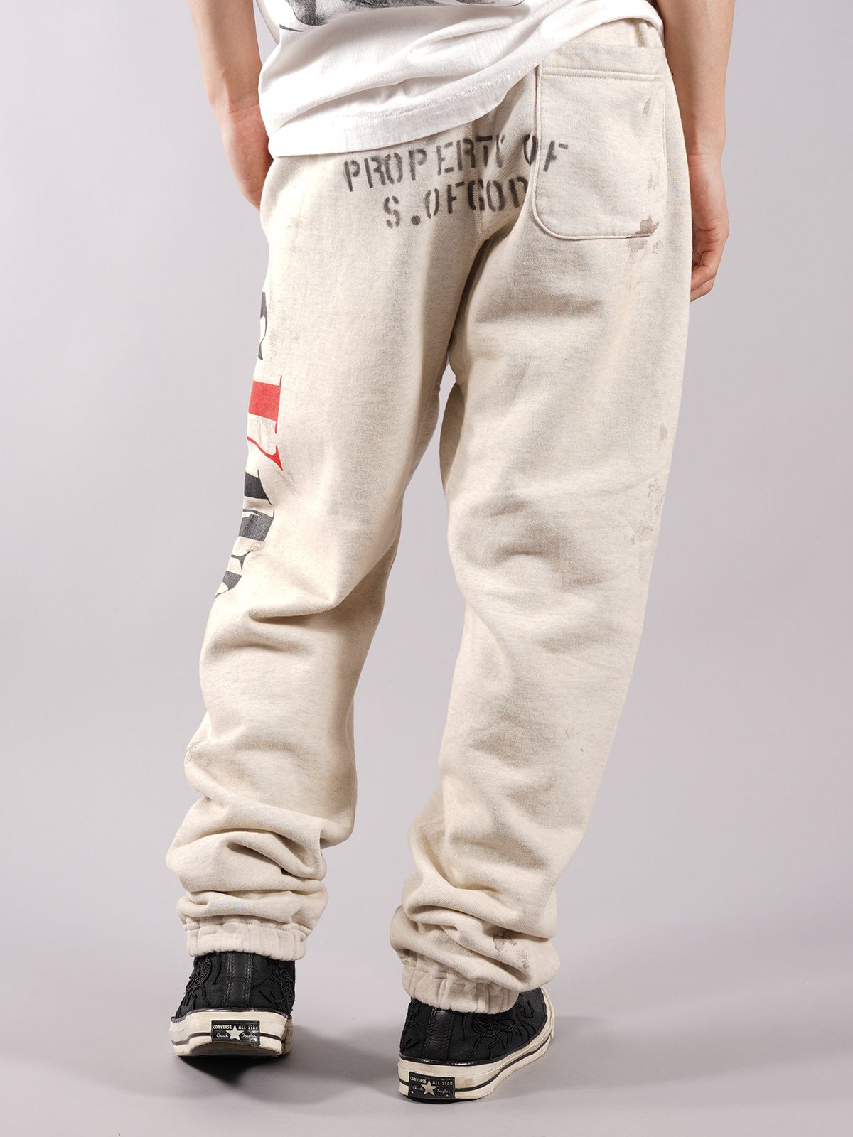 SAINT MICHAEL◇22SS/SEWAT PANTS VLONE/SM-S22-0000-072/ボトム/XL