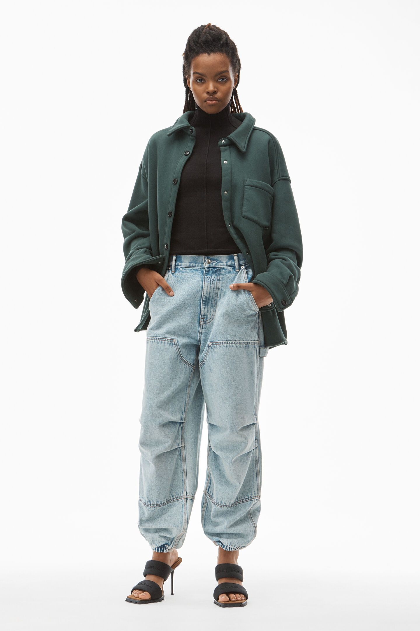 alexander wang - ラスト1点 / DOUBLE FRONT CARPENTER JEAN / ダブル ...