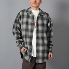 【限定】Basicks x Pendleton x DELUXE / Shadow Check Shirt / シャドウ チェックシャツ (ブラック)
