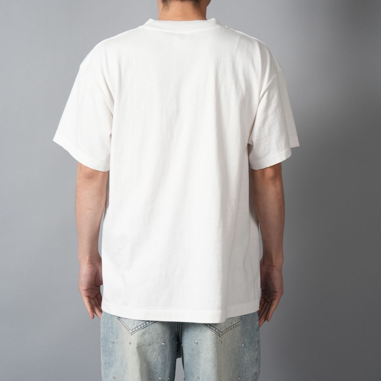 【ラスト1点】SM-MK8-0000-015 / SS T-SHIRT / SAINT WORLD / WHITE / Tシャツ (ホワイト)