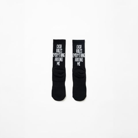 LOGO SOX "C.R.E.A.M" / ロゴソックス クリーム (ブラック)