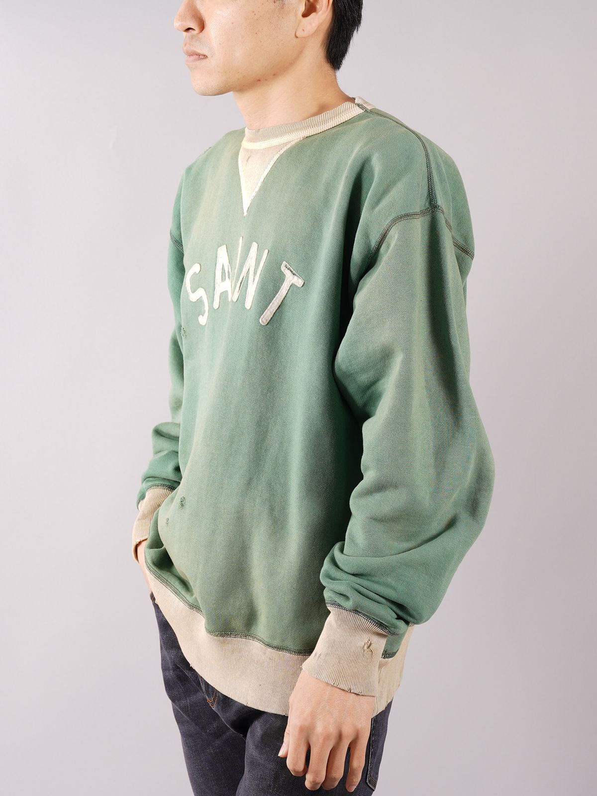 SAINT M×××××× - ラスト1点 / SM-S22-0000-040 / SWEAT SHIRT