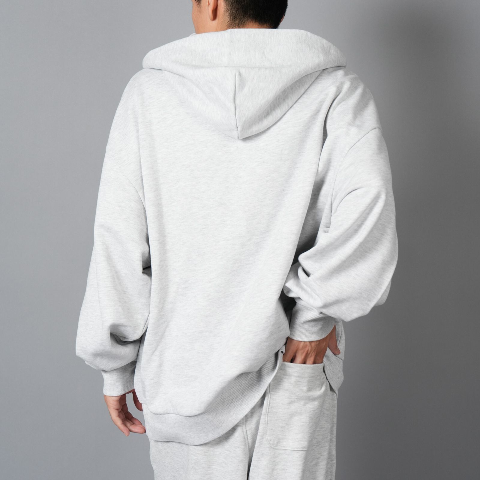 SHOP HOODIE / ショップフーディー  (ライトアッシュヘザー)