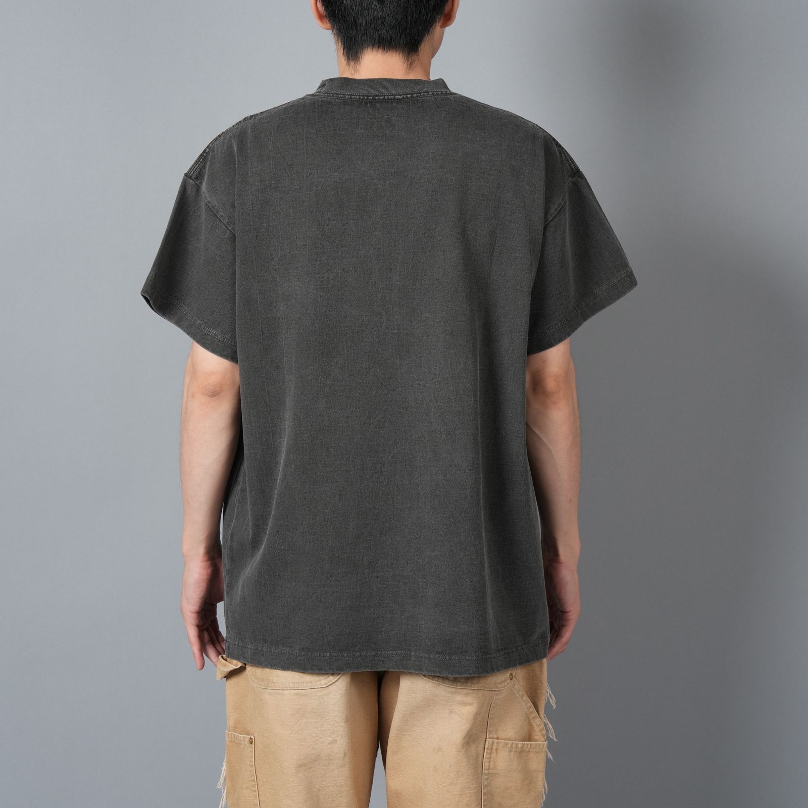 【残りわずか】PRINTED TEE SHIRTS "HEAD LIGHT" / プリントTシャツ ラストマン ヘッドライト / Tシャツ (ブラック)