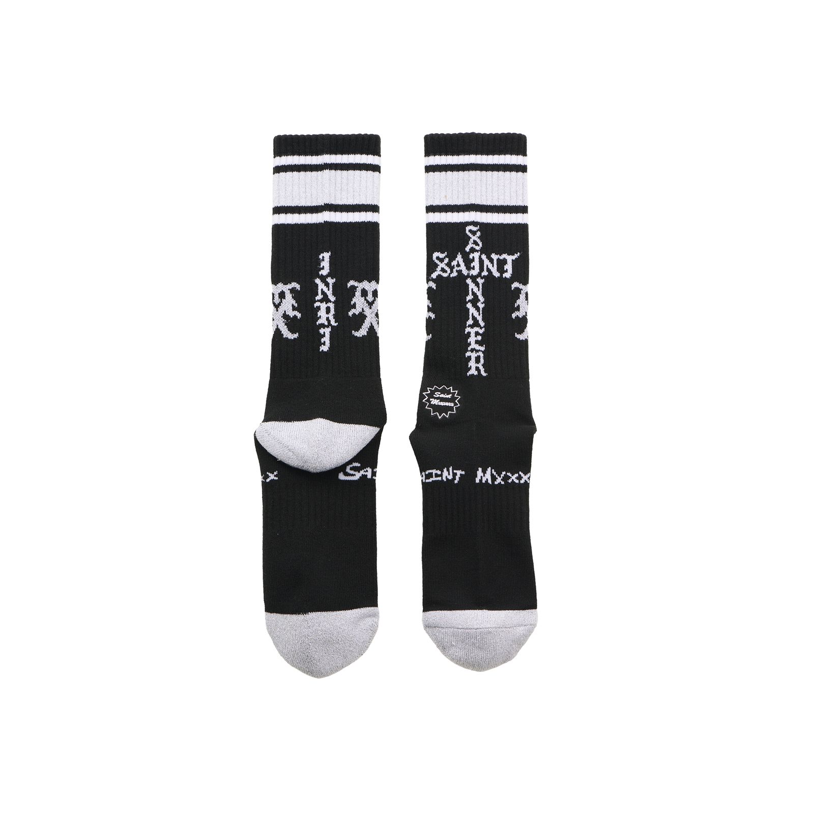 SM-HR1-0000-113 / SOCKS / SINNER / BLACK+GRAY / ソックス (ブラック/グレー)