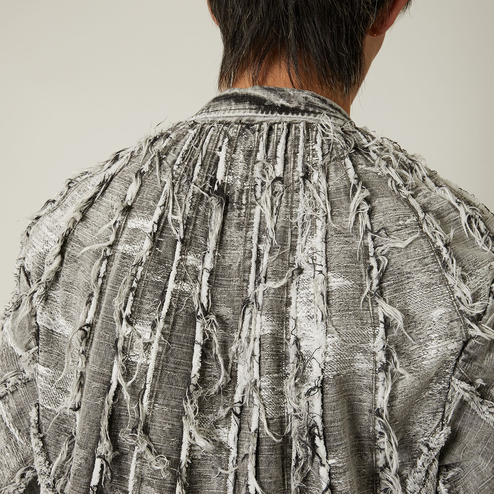 【ラスト1点】DENIM LONG COAT / デニムロングコート (ブラックケミカル)
